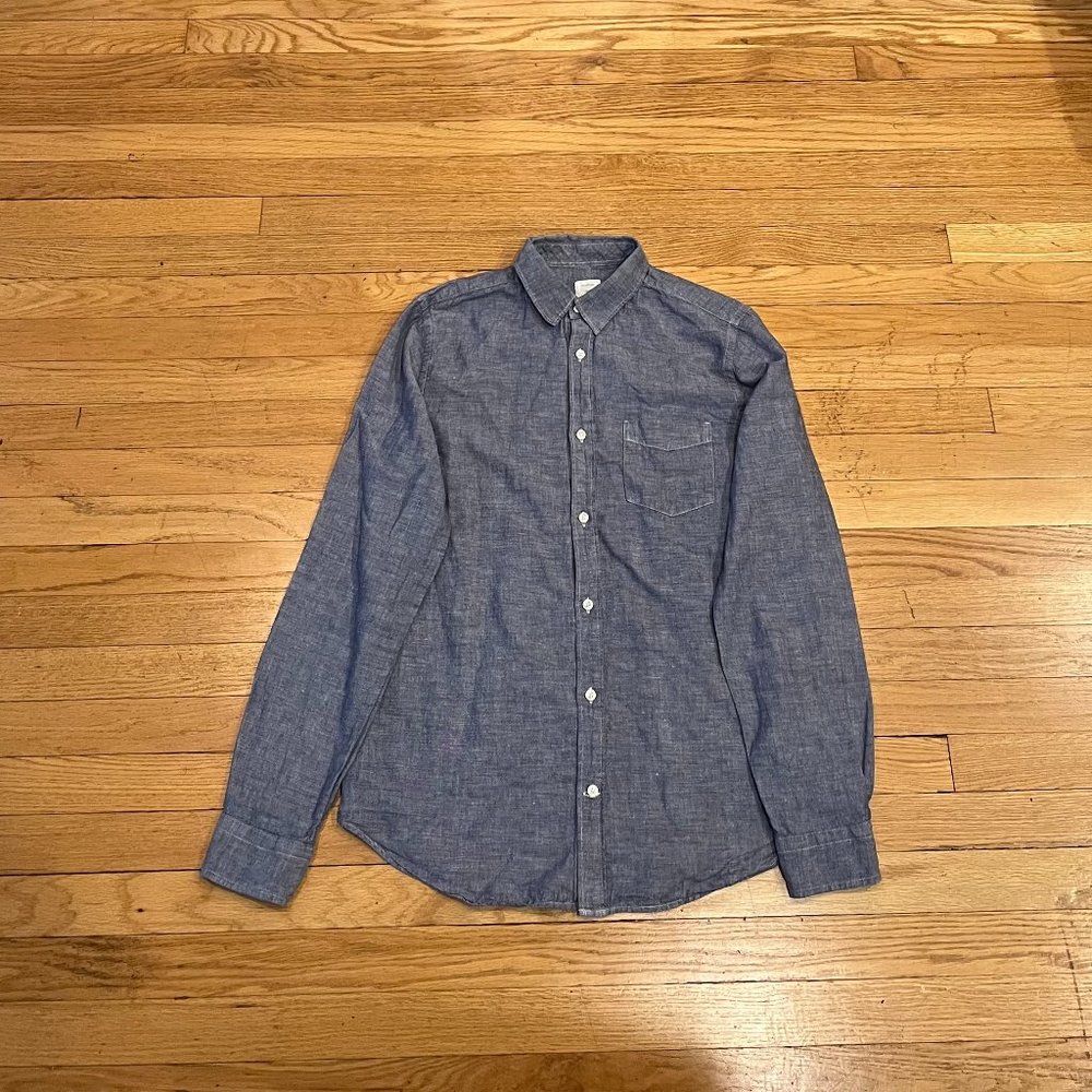 Men's Chambray Button Down Shirt